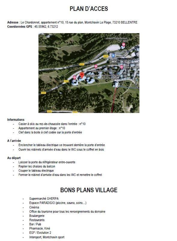 Appartement Montchavin La Plagne Extérieur photo